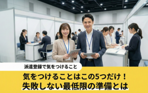 派遣登録で気をつけること